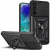 Ανθεκτική Θήκη με Κάλυμμα για την Κάμερα & Μεταλλικό Ring Holder - Samsung Galaxy M55 - Tech-Protect Camshield Pro - Black (5906302309016)