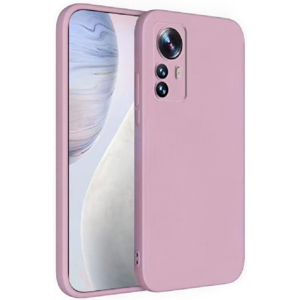 Bodycell Square Liquid Θήκη Σιλικόνης - Xiaomi 12 Pro 5G - Light Violet (5206015003332)