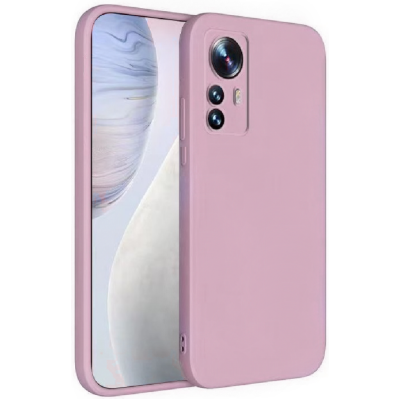 Bodycell Square Liquid Θήκη Σιλικόνης - Xiaomi 12 Pro 5G - Light Violet (5206015003332)