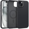 Caseology Nano Pop Mag - Ανθεκτική MagSafe Θήκη Σιλικόνης - Apple iPhone 15 - Black Sesame (ACS06822)