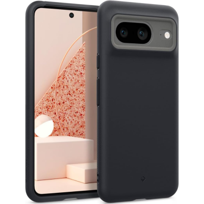 Caseology Nano Pop - Ανθεκτική Θήκη Σιλικόνης - Google Pixel 8 - Black Sesame (ACS06301)