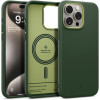 Θήκη Apple iPhone 15 Pro Max - Caseology Nano Pop Mag Ανθεκτική MagSafe Σιλικόνης - Avo Green (ACS06619)
