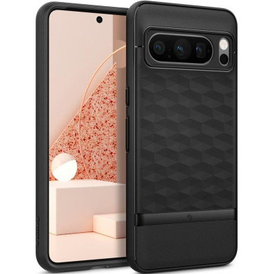 Caseology Parallax - Ανθεκτική Θήκη Σιλικόνης - Google Pixel 8 Pro - Matte Black (ACS06335)