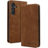 Θήκη Πορτοφόλι - Samsung Galaxy A35 - Bodycell Book Case - Brown (5206015072130)