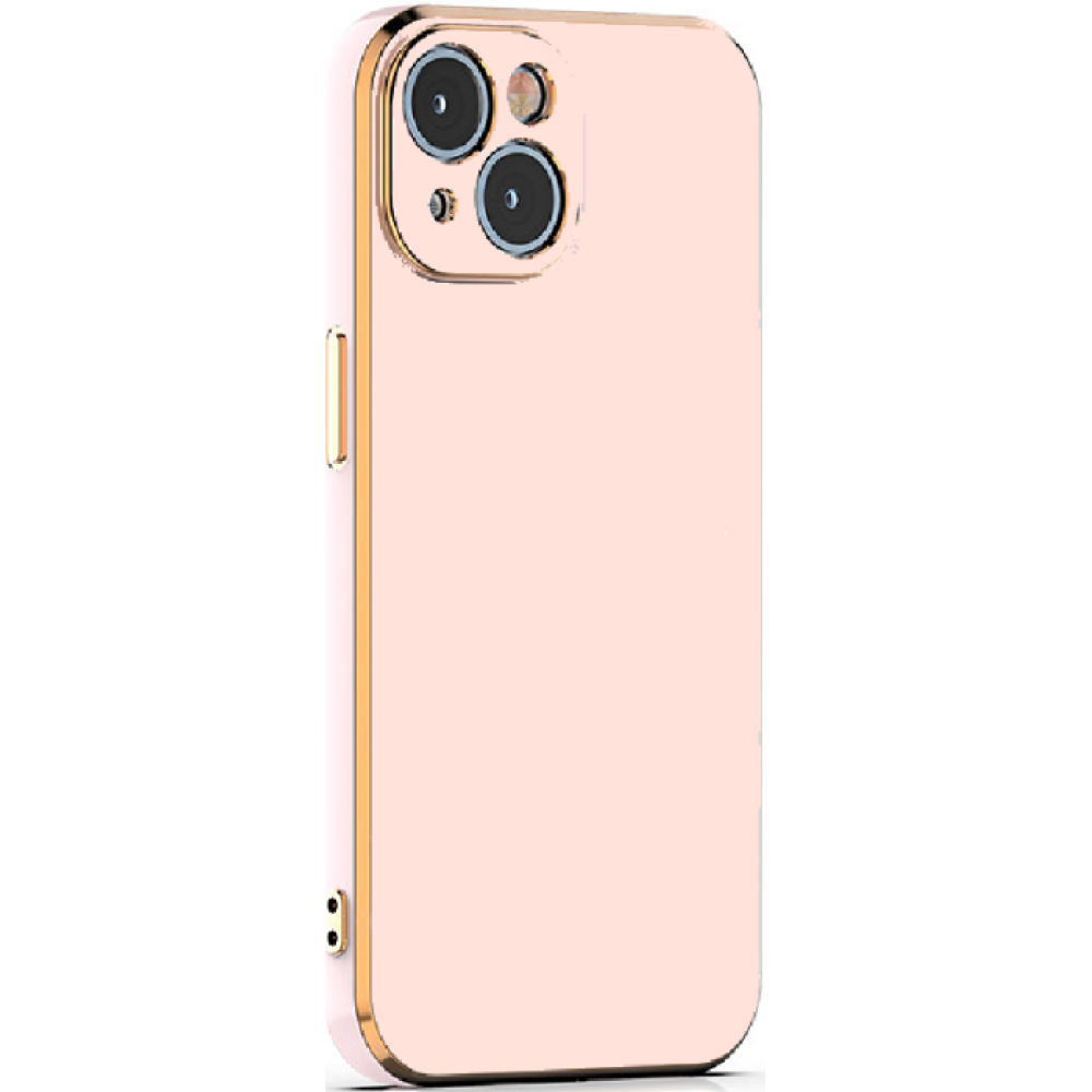 Bodycell Gold Plated - Θήκη Σιλικόνης Apple iPhone 15 Plus - Pink (5206015073762)