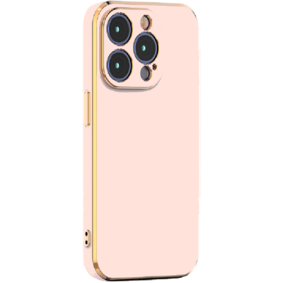 Bodycell Gold Plated - Θήκη Σιλικόνης Apple iPhone 15 Pro - Pink (5206015073816)