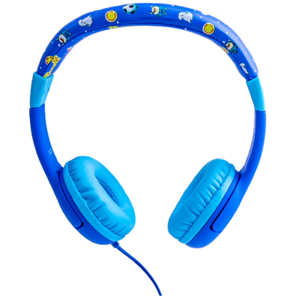 Kiddoboo Headphones Siel - Ενσύρματα Ακουστικά Κεφαλής για Παιδιά με Ασφαλή Μέγιστη Ένταση Ήχου & 1 x Θύρα Jack 3.5mm - Blue (KBHP03-BLU)
