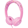 Kiddoboo Headphones Sugar - Ενσύρματα Ακουστικά Κεφαλής για Παιδιά με Ασφαλή Μέγιστη Ένταση Ήχου & 1 x Θύρα Jack 3.5mm - Pink (KBHP03-PNK)