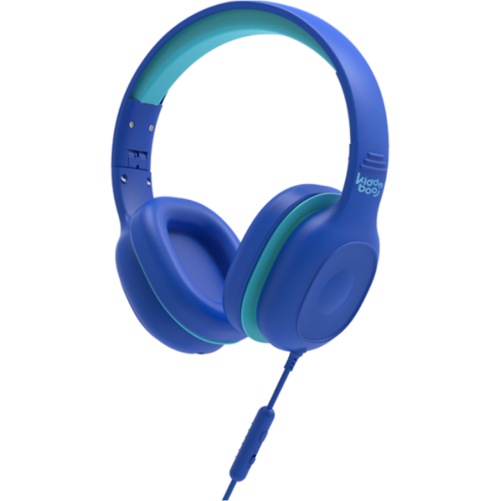 Kiddoboo Headphones Bluesky - Ενσύρματα Ακουστικά Κεφαλής για Παιδιά με 1 x Θύρα Jack 3.5mm - Blue (KBHS01-BLU)