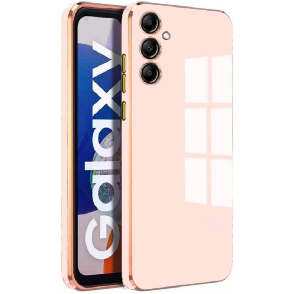 Θήκη Σιλικόνης - Samsung Galaxy S24 Plus - Bodycell Gold Plated - Pink (5206015074219)