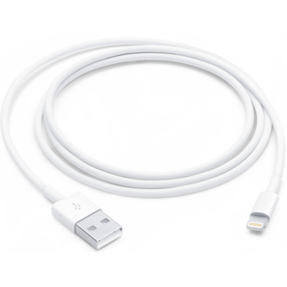 Official Apple Data Cable New - Καλώδιο Φόρτισης και Μεταφοράς Δεδομένων USB-A σε Lightning - 100cm - 12W - White (MUQW3ZM/A)