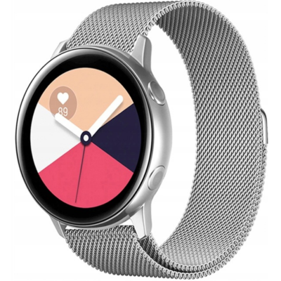 Spacecase Milanese - Universal Μεταλλικό Λουράκι για Smartwatches (22mm) από Ανοξείδωτο Ατσάλι - Silver (5903943240777)