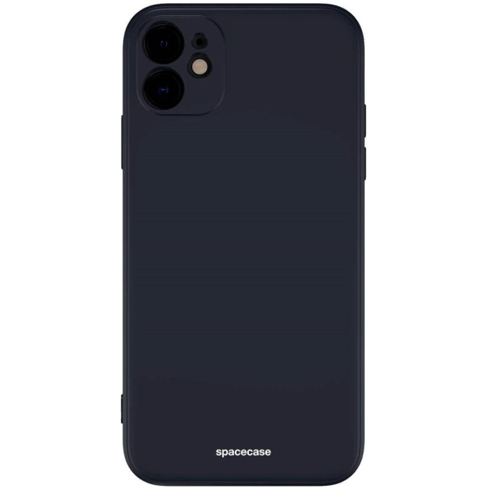 Spacecase Silicone Case - Θήκη Σιλικόνης Apple iPhone 11 - Black (5905123440304)