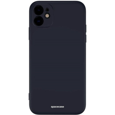 Spacecase Silicone Case - Θήκη Σιλικόνης Apple iPhone 11 - Black (5905123440304)