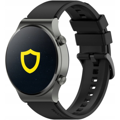 Spacecase Easy Band - Universal Λουράκι Σιλικόνης για Smartwatches (20mm) - Black (5905123404627)