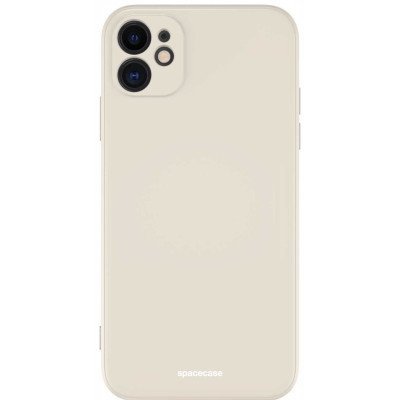Spacecase Silicone Case - Θήκη Σιλικόνης Apple iPhone 11 - Bone (5905123440328)