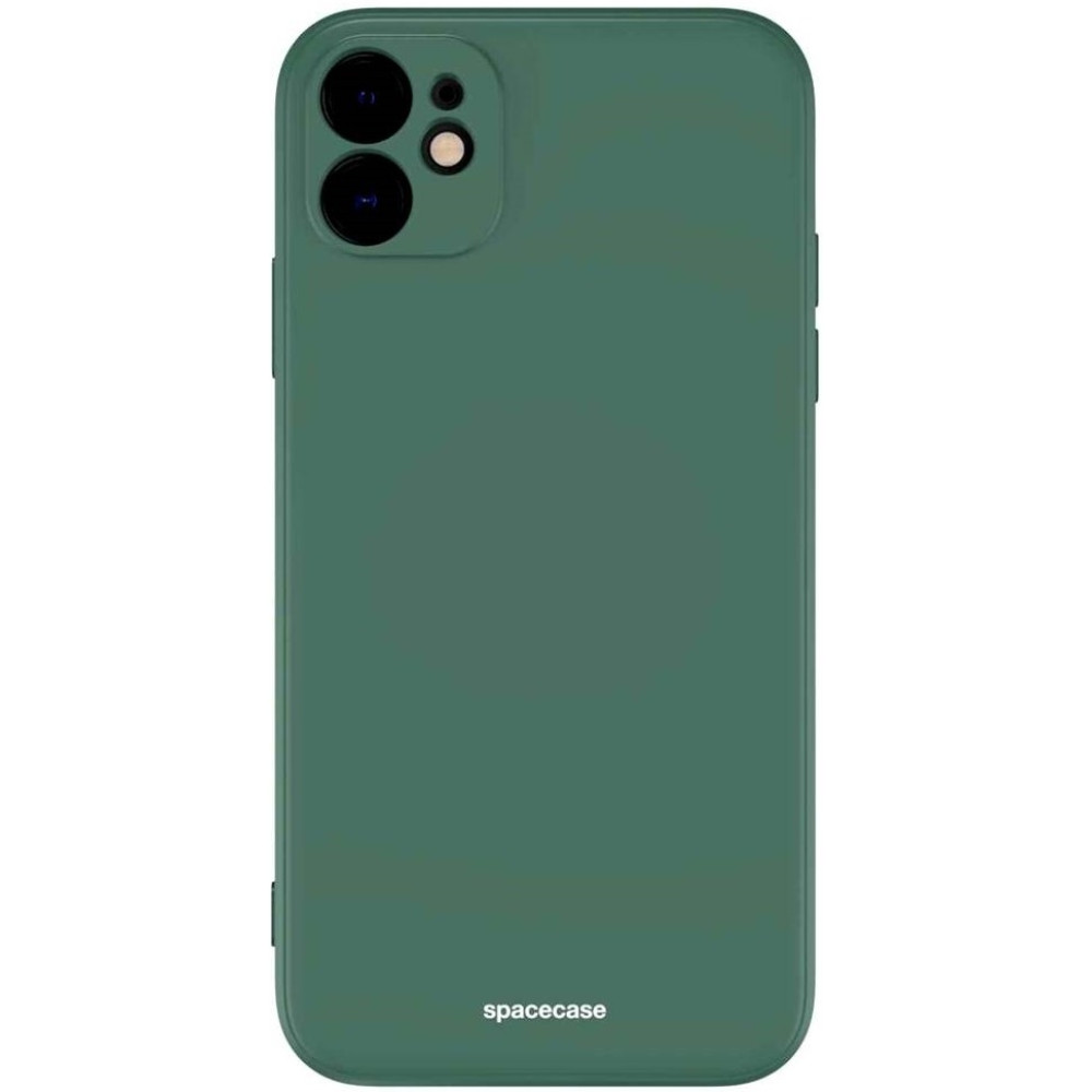 Spacecase Silicone Case - Θήκη Σιλικόνης Apple iPhone 11 - Dark Green (5905123440335)