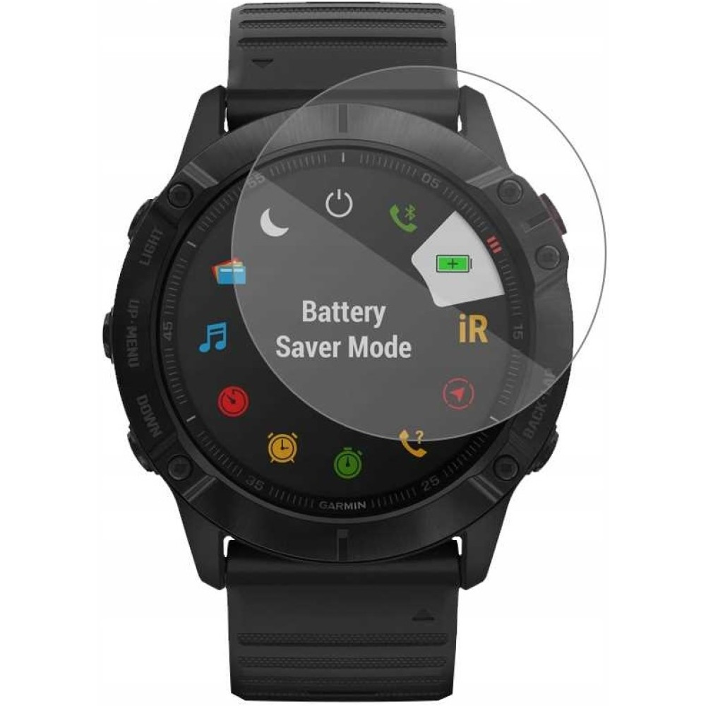 Spacecase Smartwatch Tempered Glass 2.5D - Αντιχαρακτικό Γυαλί Προστασίας Οθόνης Garmin Fenix 6X / 6X Pro - Clear (5905719015220)