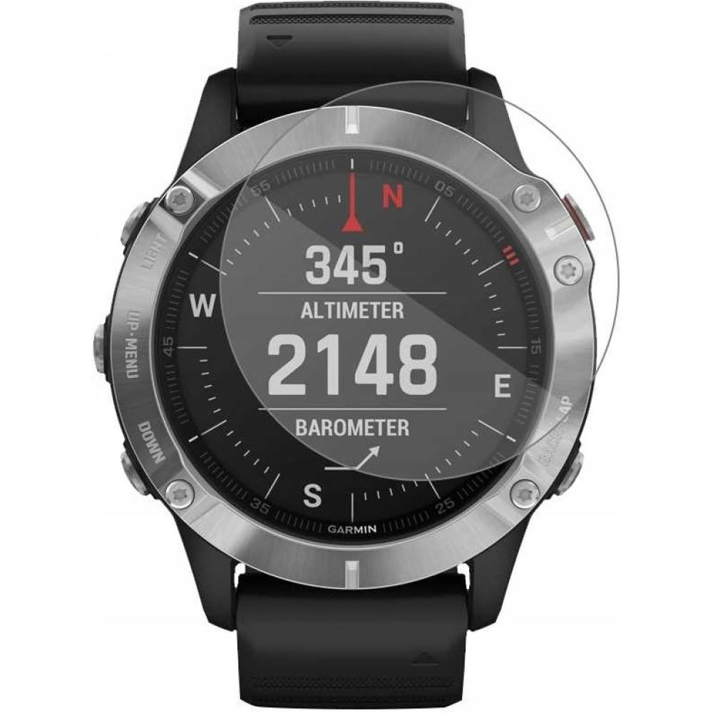 Spacecase Smartwatch Tempered Glass 2.5D - Αντιχαρακτικό Γυαλί Προστασίας Οθόνης Garmin Fenix 6 / 6 Pro - Clear (5905719015237)