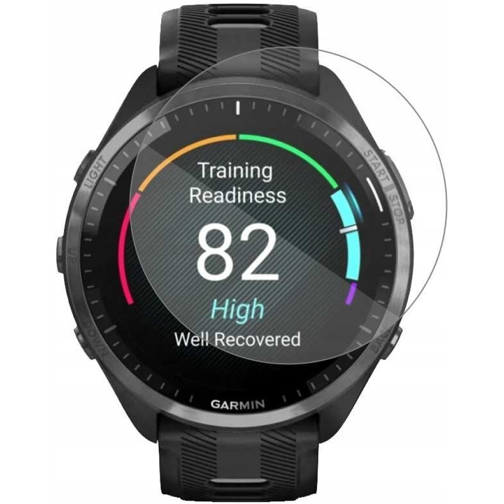 Αντιχαρακτικό Γυαλί Προστασίας Οθόνης - Garmin Forerunner 965 - Spacecase Smartwatch Tempered Glass 2.5D - Clear (5905719103934)