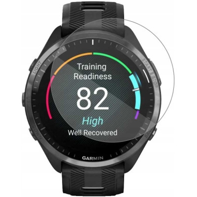 Αντιχαρακτικό Γυαλί Προστασίας Οθόνης - Garmin Forerunner 965 - Spacecase Smartwatch Tempered Glass 2.5D - Clear (5905719103934)