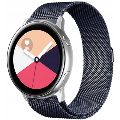 Spacecase Milanese - Universal Μεταλλικό Λουράκι για Smartwatches (22mm) από Ανοξείδωτο Ατσάλι - Navy Blue (5903943240753)