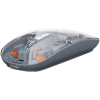 Recci RCS-M01 Space Capsule Multimode Wireless Mouse - Ασύρματο Διάφανο Ποντίκι - Grey (6955482525203)