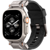 Spigen DuraPro Armor - Λουράκι Σιλικόνης Apple Watch Ultra/SE/11/10/9/8/7/6/5/4 (49/46/45/44mm) - Black (AMP06065)
