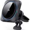 ESR HaloLock Wireless Car Charger with CryoBoost - Μαγνητική Βάση Ασύρματης Φόρτισης MagSafe για Αεραγωγούς Αυτοκινήτου - 7.5W - Frosted Onyx (4894240132746)