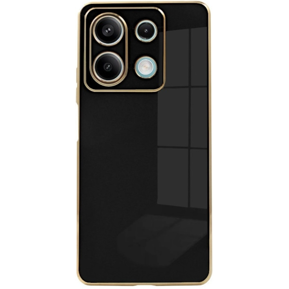 Θήκη Σιλικόνης - Xiaomi Redmi Note 13 5G - Bodycell Gold Plated - Black (5206015074431)