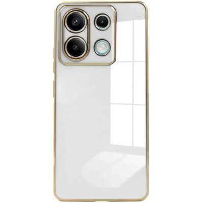 Θήκη Σιλικόνης - Xiaomi Redmi Note 13 Pro 5G / Poco X6 - Bodycell Gold Plated - White (5206015074509)
