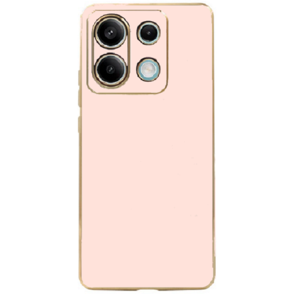 Θήκη Σιλικόνης - Xiaomi Redmi Note 13 Pro 5G / Poco X6 - Bodycell Gold Plated - Pink (5206015074493)
