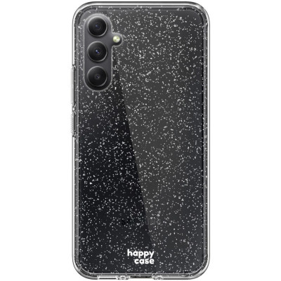 Διάφανη Θήκη Σιλικόνης - Samsung Galaxy S24 - HappyCase - Glitter Print (8719246442445)