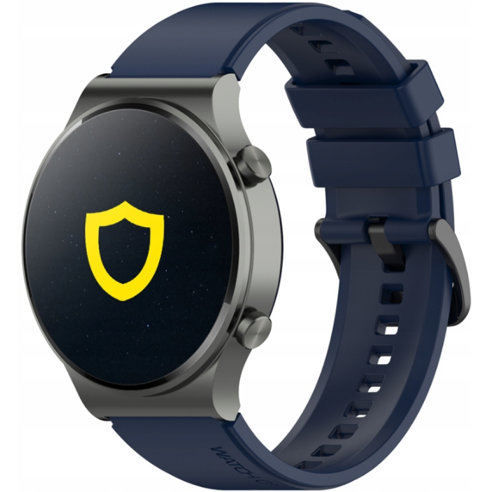 Spacecase Easy Band - Universal Λουράκι Σιλικόνης για Smartwatches (22mm) - Navy Blue (5905123404757)