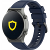 Spacecase Easy Band - Universal Λουράκι Σιλικόνης για Smartwatches (22mm) - Navy Blue (5905123404757)