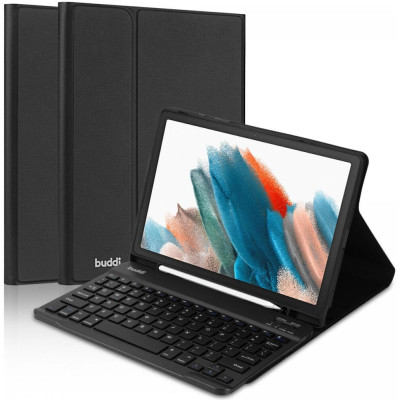 Buddi Zuna Keyboard Case - Θήκη με Υποδοχή για Γραφίδα και Πληκτρολόγιο Bluetooth - Samsung Galaxy Tab A11 Plus / A9 Plus 11" - Black (8719246437182)