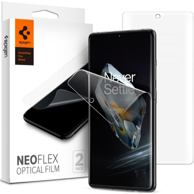 Μεμβράνη Προστασίας Οθόνης - Spigen Neo Flex Optical Film - OnePlus 12 - Clear - 2 Τεμάχια (AFL07582)