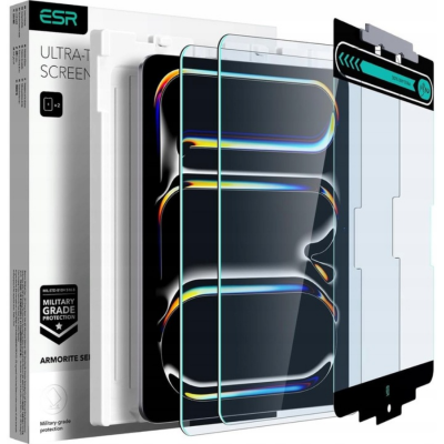 Αντιχαρακτικό Προστατευτικό Γυαλί Οθόνης - Apple iPad Pro 13" 2025 / 2024 - ESR Armorite Ultra Tempered Glass - 2 Τεμάχια - Clear (4894240194683)