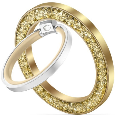 Tech-Protect MMR200 MagSafe Phone Ring - Μαγνητικό MagSafe Δαχτυλίδι / Βάση Στήριξης για Smartphone / Κινητά με Επιπλέον Αυτοκόλλητο Δακτύλιο MagSafe - Gold (5906302308422)