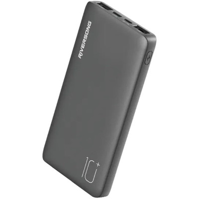 PowerBank Riversong Horizon 10E Φορητή Μπαταρία Φόρτισης 10.000 mAh με 2 x USB-A / 1 x Type-C - Black (PB106BK)
