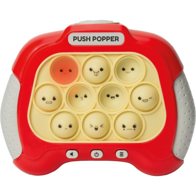 The Source Winning Push Popper Game - Pop It Fidget Αντιστρές / Διαδραστικό Παιχνίδι Δεξιοτήτων - Red (5056327917090)