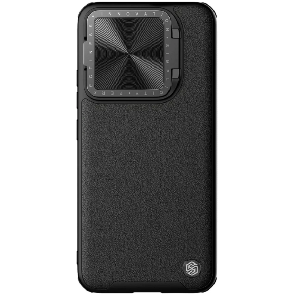 Σκληρή Δερμάτινη Θήκη MagSafe με Μεταλλικό Κάλυμμα για την Κάμερα - Xiaomi 14 Pro - Nillkin CamShield Prop Leather Magnetic - Black (6902048274242)