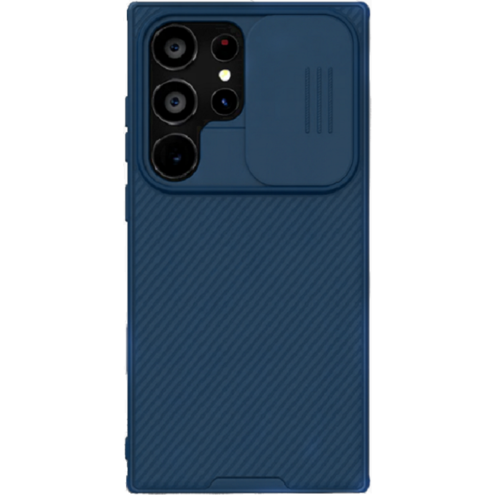 Σκληρή Θήκη με Κάλυμμα για την Κάμερα - Samsung Galaxy S24 Ultra - Nillkin CamShield Pro - Blue (6902048274280)
