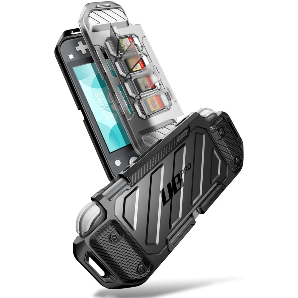 Supcase Unicorn Beetle Pro Forma - Ανθεκτική Θήκη με Υποδοχή για 4 Κάρτες Παιχνιδιών - Nintendo Switch Lite - Black (843439117518)