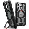 UAG Plasma XTE - Ανθεκτική Θήκη MagSafe με Kickstand - Apple iPhone 15 Pro - Black / Orange (114442114097)