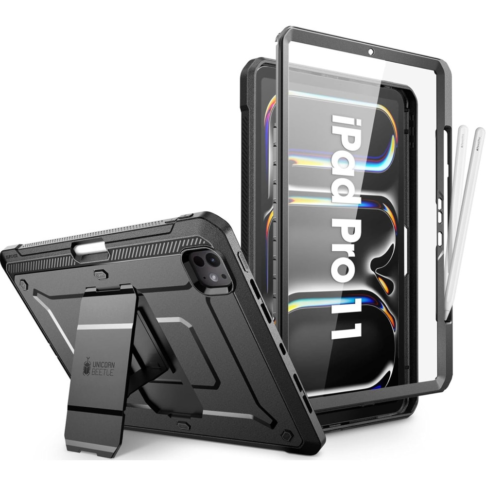 Full Body Ανθεκτική Θήκη με Υποδοχή για Apple Pencil - Apple iPad Pro 11" 2024 - Supcase Unicorn Beetle Pro - Black (843439142961)