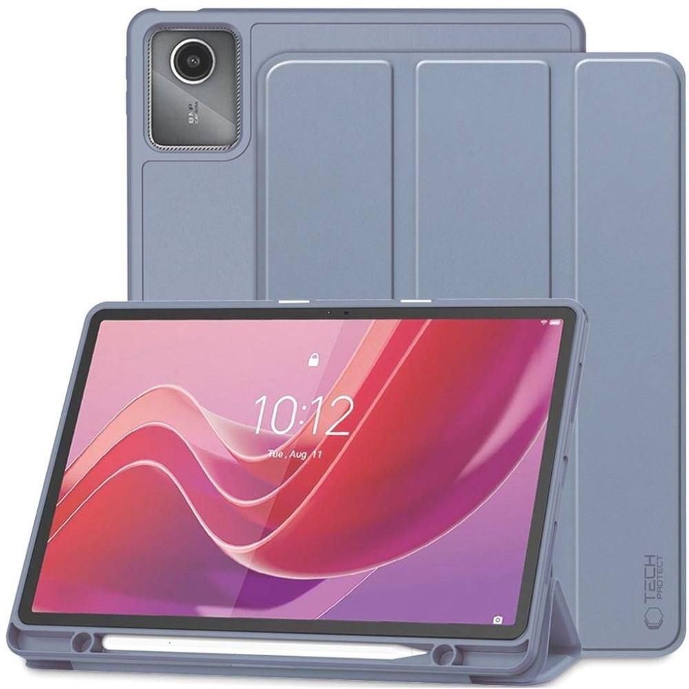 Flip Θήκη με Υποδοχή για Γραφίδα - Lenovo Tab M11 / K11E 11" TB-330 - Tech-Protect SC Pen Smartcase - Lavender (5906302309795)