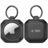 Tech-Protect Rough Pro - Σκληρή Θήκη / Μπρελόκ Apple AirTag - Black (5906203691333)