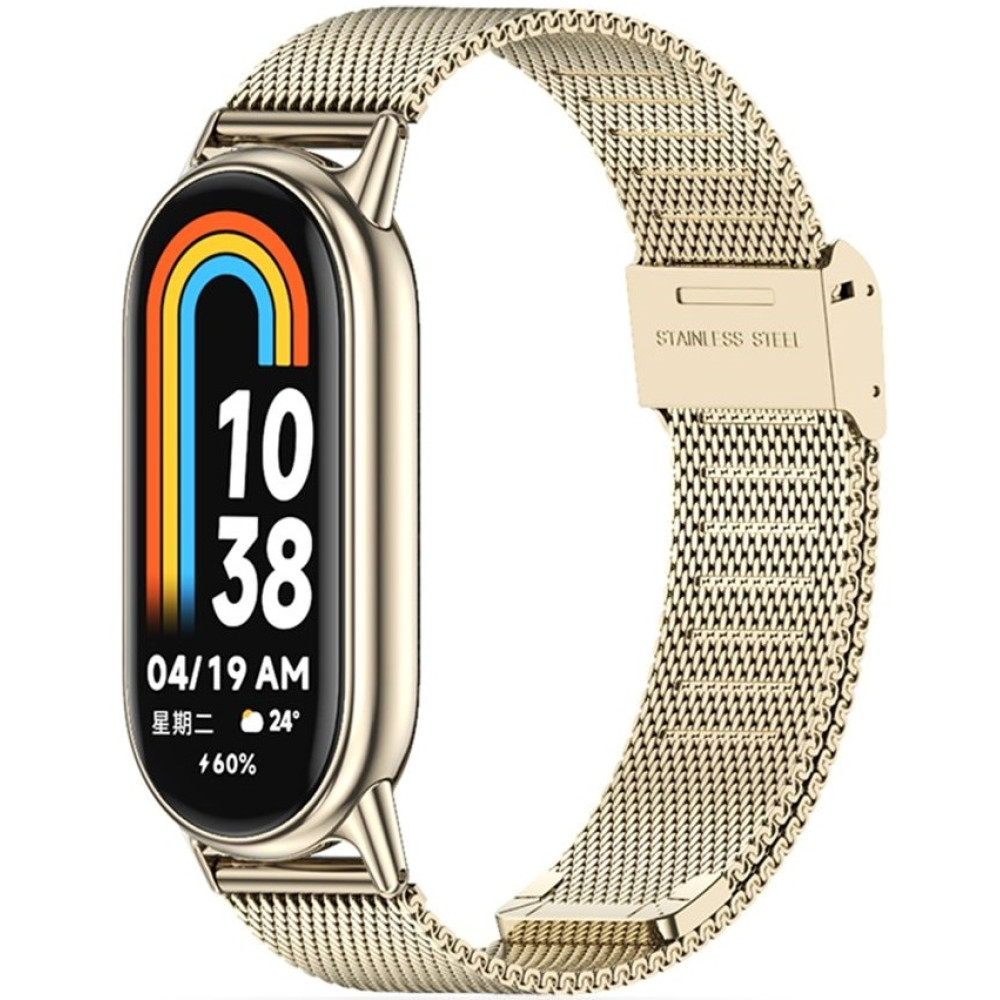 Tech-Protect Μεταλλικό Λουράκι Milaneseband Xiaomi Smart Band 10 / 10 NFC / 9 / 9 NFC / 8 / 8 NFC - Starlight (5906302310470)