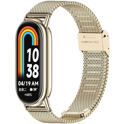 Tech-Protect Μεταλλικό Λουράκι Milaneseband Xiaomi Smart Band 10 / 10 NFC / 9 / 9 NFC / 8 / 8 NFC - Starlight (5906302310470)